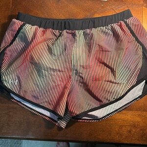 Under Armour XL running shorts striped workout gym wear